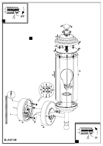 Manual Eglo 90168 Buckingham Lamp