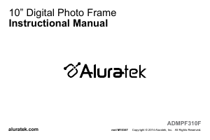 Manual Aluratek ADMPF310F Digital Photo Frame