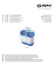 Manual Alpina SF-7659 Washing Machine