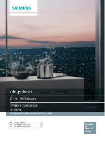 Vadovas Siemens LF959RF50 Gartraukis