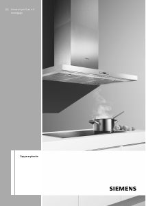 Manuale Siemens LF98BA572S Cappa da cucina