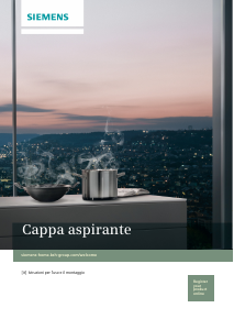 Manuale Siemens LI64MA520C Cappa da cucina