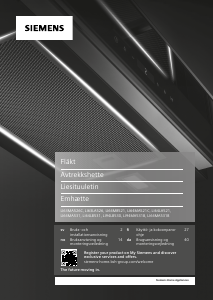 Brugsanvisning Siemens LI64MA531B Emhætte