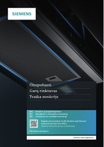 Rokasgrāmata Siemens LI69SA673 Tvaika nosūcējs