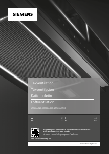 Käyttöohje Siemens LR96CAQ20 Liesituuletin