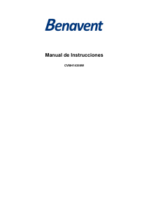 Manual de uso Benavent CVBH14355W Congelador