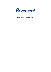 Manual de uso Benavent CBH17655X Frigorífico combinado