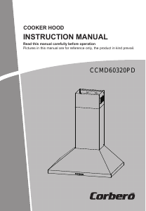 Manual de uso Corberó CCMD 60320 PD Campana extractora