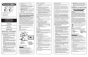 Mode d’emploi Proctor Silex 43502 Cafetière