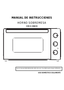 Manual de uso Corberó CHS G 2042 B Horno