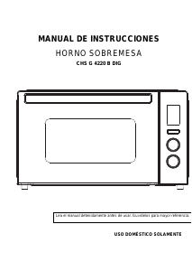 Manual de uso Corberó CHS G 4220 B DIG Horno