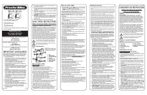 Manual de uso Proctor Silex 48521RY Máquina de café
