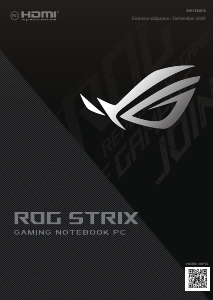 Kasutusjuhend Asus G713QR ROG STRIX Sülearvuti