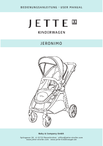 Bedienungsanleitung Jette Jeronimo Kinderwagen