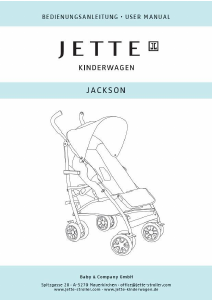 Bedienungsanleitung Jette Jackson Kinderwagen