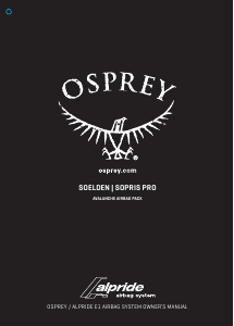 Bedienungsanleitung Osprey Soelden Lawinenairbag