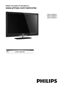 Manual Philips 32PFL4556 LCD Television