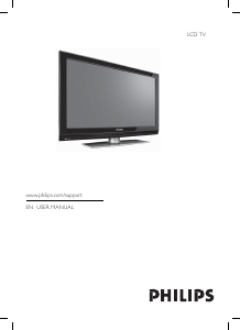 Manual Philips 32PFL7532D LCD Television