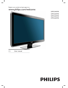 Manual Philips 32PFL5409 LCD Television