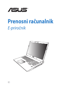 Priročnik Asus GFX70JS Prenosni računalnik