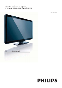 Manual Philips 32PFL3615 LCD Television