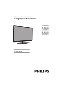 Manual Philips 32PFL3938 LCD Television