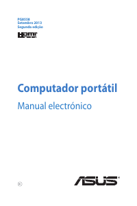 Manual Asus GFX70JZ Computador portátil