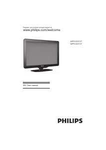 Manual Philips 32PFL5237 LCD Television