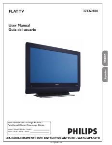 Manual Philips 32TA2800 LCD Television