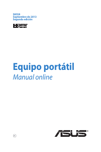 Manual de uso Asus GFX70JZ Portátil