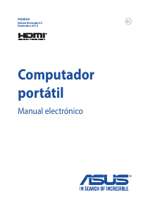 Manual Asus GFX71JT Computador portátil