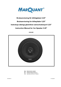 Handleiding MarQuant 610-091 Autoluidspreker