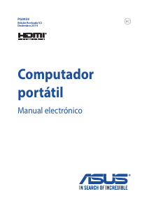 Manual Asus GFX71JY Computador portátil