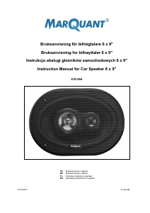 Handleiding MarQuant 610-094 Autoluidspreker