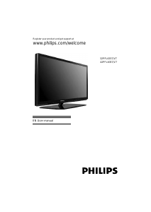 Manual Philips 32PFL6357 LCD Television