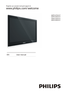Manual Philips 32PFL5355 LCD Television