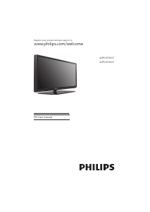Manual Philips 32PFL5578 LCD Television