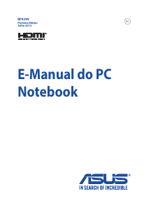 Manual Asus GL551JM Computador portátil