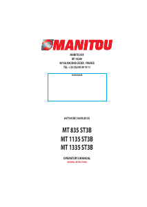 Manual Manitou MT 1135 ST3B Forklift Truck