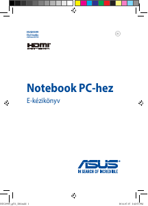 Használati útmutató Asus GL551JM Laptop