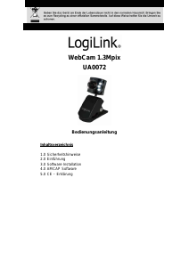 Bedienungsanleitung LogiLink UA0072 Webcam