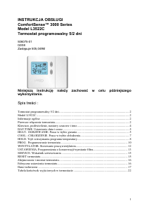 Instrukcja Lennox L3522c ComfortSense 3000 Termostat