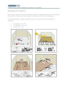 Manual Kronotex Dynamic Laminate Floor