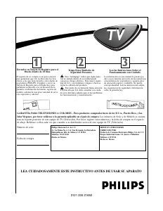 Manual de uso Philips 21PT6541 Televisor