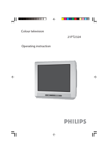 Manual Philips 21PT2324 Television