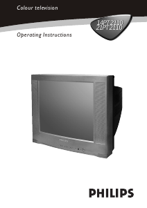 Manual Philips 21PT2110C Television