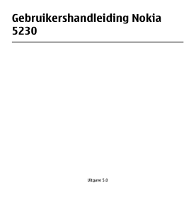 Bedienungsanleitung Nokia 5230 Handy