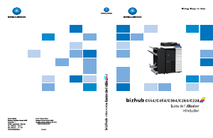 Mode d’emploi Konica-Minolta Bizhub C284 Imprimante multifonction