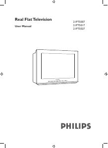 Manual Philips 21PT5017B Television