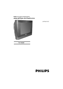 Manual Philips 21PT2317 Television